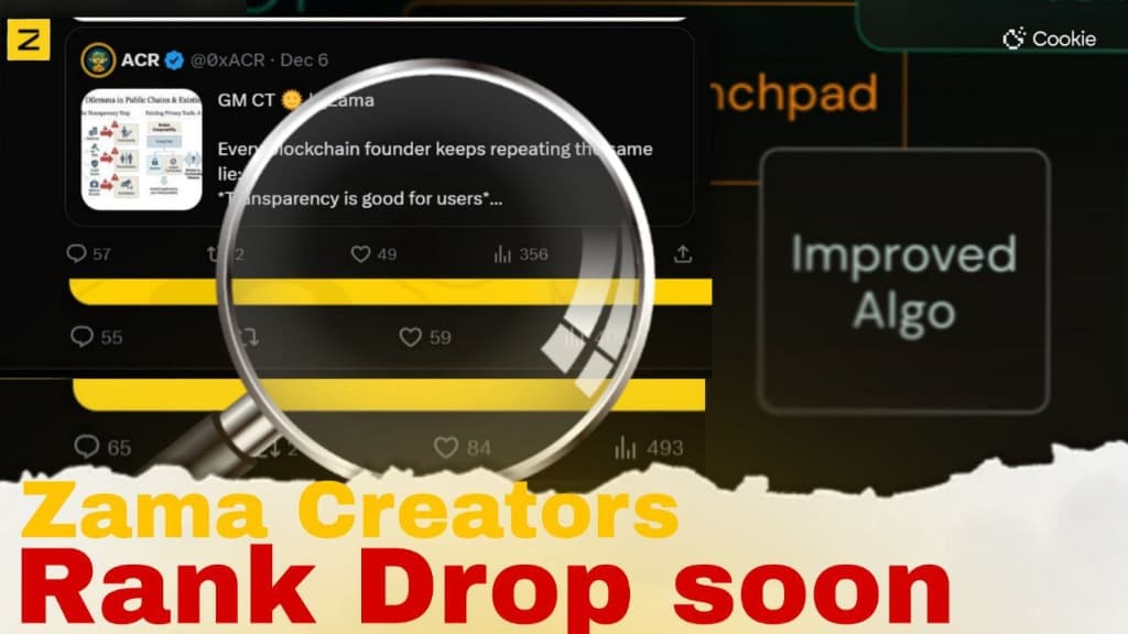 Zama Creators Rank Drop